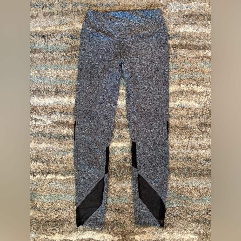💗CLOSET CLOSE OUT💗
Brand New PINK Gray Leggings 
Black Mesh Accents
Size Small